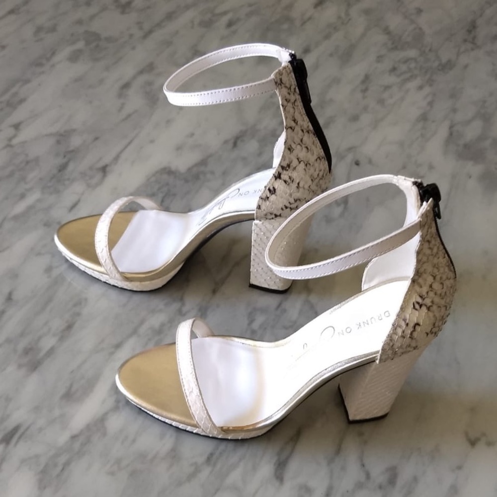 Shoes Of Prey: Customized Snakeskin Block Heels